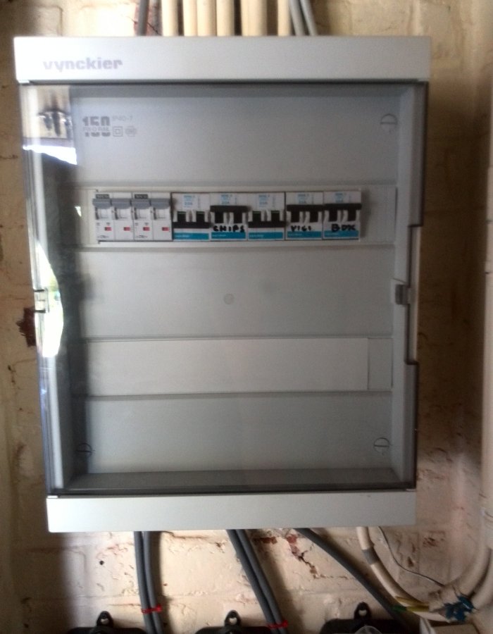 Vernieuwde elektrische installatie